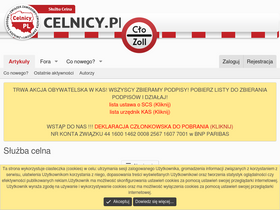 'celnicy.pl' screenshot