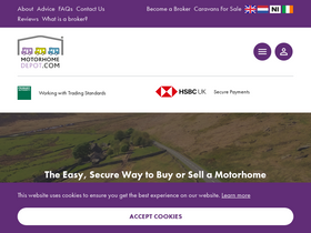 'motorhomedepot.com' screenshot