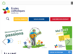 'ecolecatholique.ca' screenshot