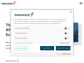 'interswitchgroup.com' screenshot