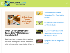 'wholesomealive.com' screenshot