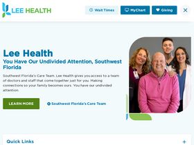 'leehealth.org' screenshot