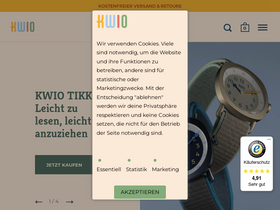 Kwiokids homepage screenshot