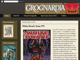 'grognardia.blogspot.com' screenshot