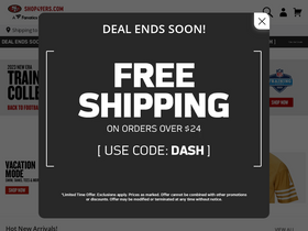 'shop49ers.com' screenshot