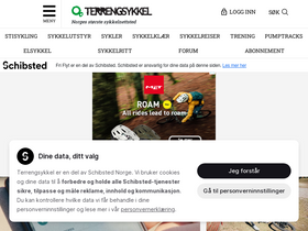'terrengsykkel.no' screenshot