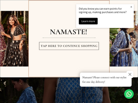 Shop Mulmul homepage screenshot