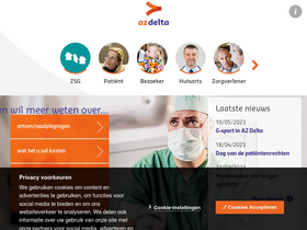 'azdelta.be' screenshot