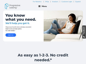 'progleasing.com' screenshot