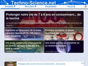 'techno-science.net' screenshot