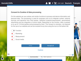'reifendirekt.ch' screenshot