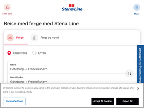 'stenaline.no' screenshot