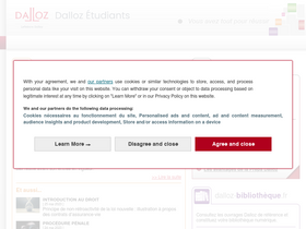 'dalloz-etudiant.fr' screenshot