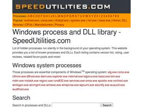 'speedutilities.com' screenshot