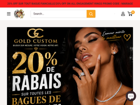goldcustom.ca homepage screenshot
