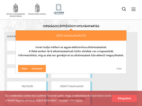 'entan.e-epites.hu' screenshot