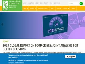 'ifpri.org' screenshot