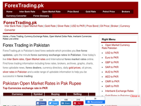 'forextrading.pk' screenshot