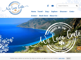 'we-love-crete.com' screenshot