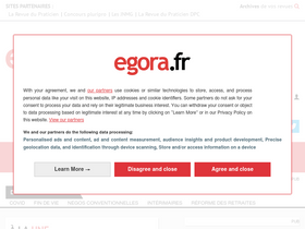 'egora.fr' screenshot