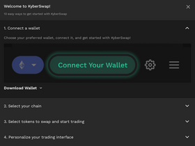 'kyberswap.com' screenshot