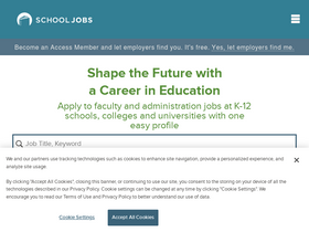 'schooljobs.com' screenshot