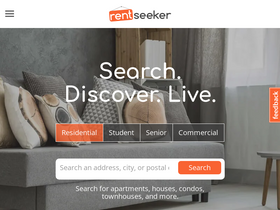 'rentseeker.ca' screenshot