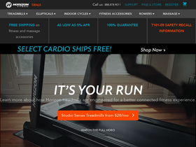 'horizonfitness.com' screenshot