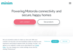 'minim.com' screenshot