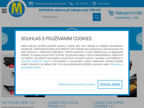 'mediashop.cz' screenshot