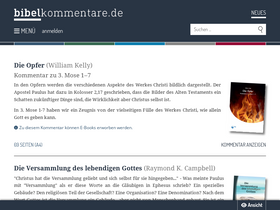 'bibelkommentare.de' screenshot