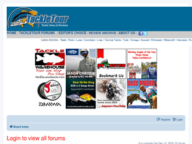 'tackletour.net' screenshot