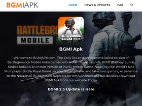 'bgmiapk.com' screenshot