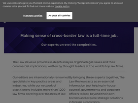 'thelawreviews.co.uk' screenshot