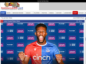 'holmesdale.net' screenshot