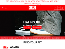 'dieselindia.com' screenshot