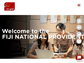 'myfnpf.com.fj' screenshot