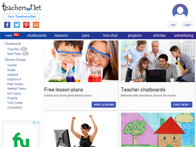 'teachers.net' screenshot