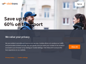 'clicktrans.com' screenshot