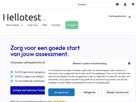 'hellotest.nl' screenshot