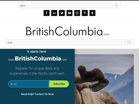 'britishcolumbia.com' screenshot