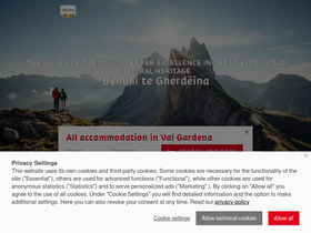 'valgardena.it' screenshot
