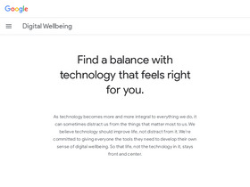 'wellbeing.google' screenshot