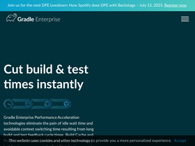 'gradle.com' screenshot