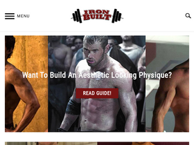 'ironbuiltfitness.com' screenshot