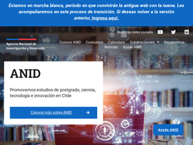 'anid.cl' screenshot