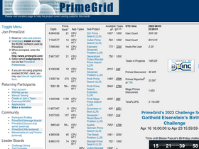 'primegrid.com' screenshot