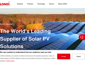'longi.com' screenshot