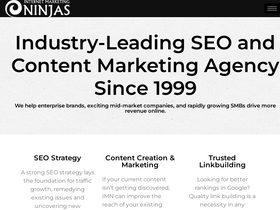 'internetmarketingninjas.com' screenshot