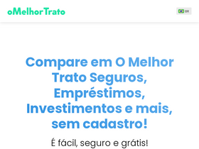 'omelhortrato.com' screenshot